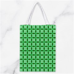 Green Abstract Tile Pattern Classic Tote Bag