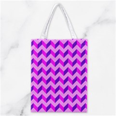 Modern Retro Chevron Patchwork Pattern Classic Tote Bag