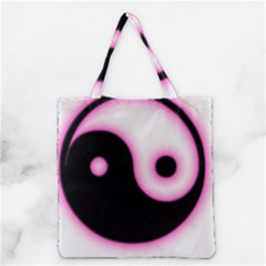 Yin Yang Glow Grocery Tote Bag