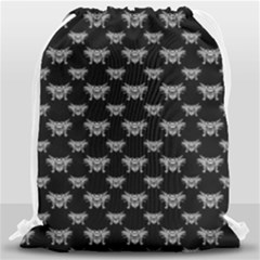 Body Part Monster Illustration Pattern Drawstring Bag (large)
