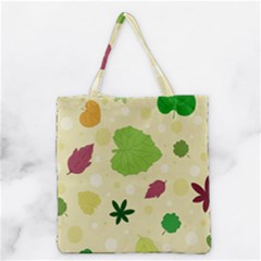 Leaves Pattern Grocery Tote Bag