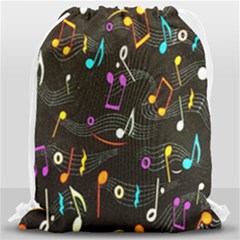 Fabric Cloth Textile Clothing Drawstring Bag (large)