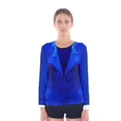 Hillary Clinton Blue Suit Faux Women s Long Sleeve Tee