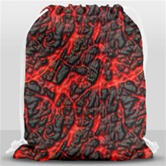 Volcanic Textures  Drawstring Bag (large)