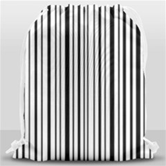 Barcode Drawstring Bag (large)