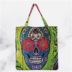 Mexican Skull Grocery Tote Bag