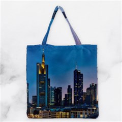 Frankfurt Germany Panorama City Grocery Tote Bag