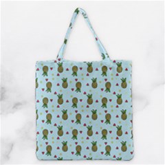 Pineapple Watermelon Fruit Lime Grocery Tote Bag