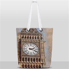 Big Ben London Wes Ben Big Full Print Rope Handle Tote (small)