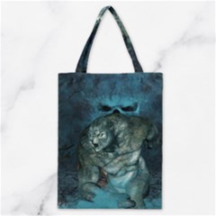 Aweome Troll With Skulls In The Night Classic Tote Bag