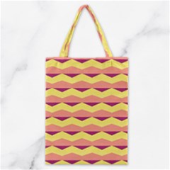 Background Colorful Chevron Classic Tote Bag