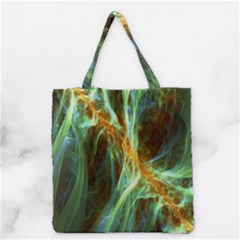 Abstract Illusion Grocery Tote Bag