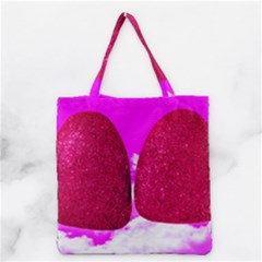 Two Hearts Grocery Tote Bag
