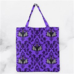 Friggin Bats Pattern Grocery Tote Bag