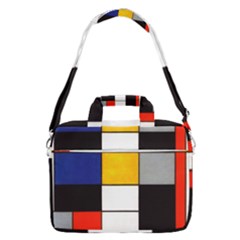 Composition A By Piet Mondrian Macbook Pro Shoulder Laptop Bag (large)