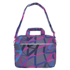 3d Lovely Geo Lines Macbook Pro Shoulder Laptop Bag (large)