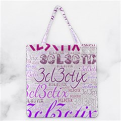 3cl3ctix Wordart Grocery Tote Bag