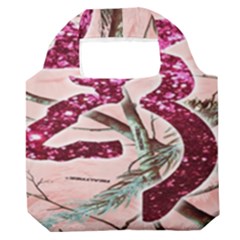 Browning Deer Glitter Premium Foldable Grocery Recycle Bag