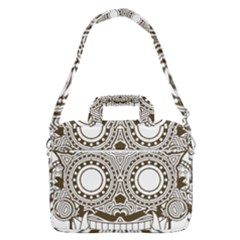 Barong-mask-art-bali Macbook Pro Shoulder Laptop Bag (large)
