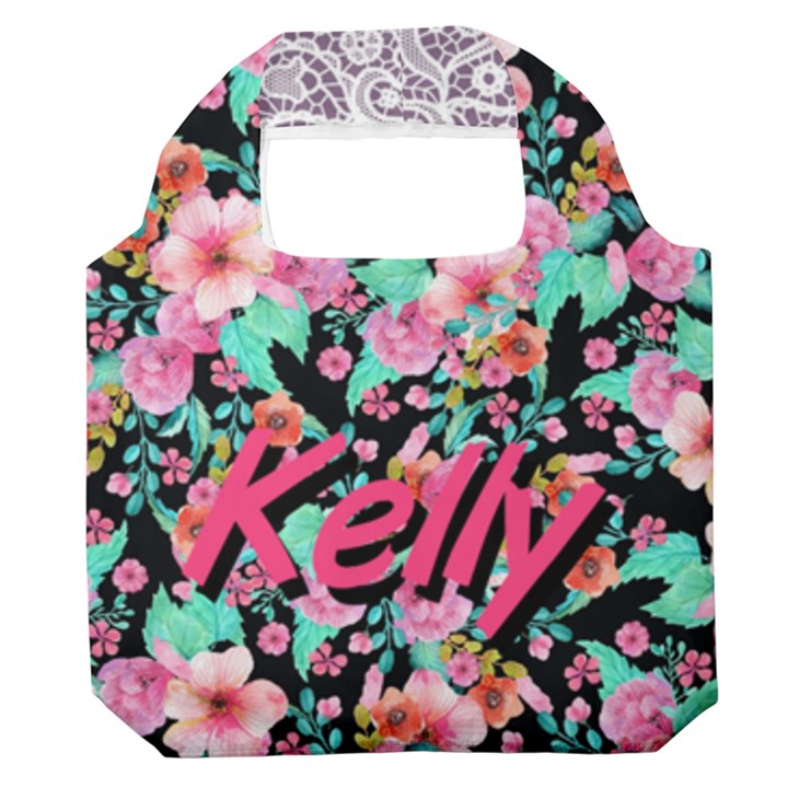 Flowers tropical Premium Foldable Grocery Recycle Bag
