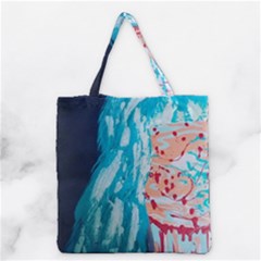 Faceless Grocery Tote Bag