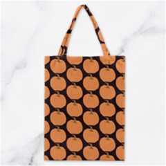 Black And Orange Pumpkin Classic Tote Bag