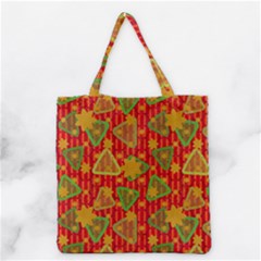 Illustration Background Abstract Pattern Shape Star Grocery Tote Bag