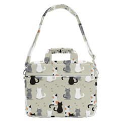 Cute-cat-seamless-pattern Macbook Pro 16  Shoulder Laptop Bag