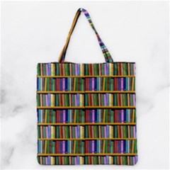 Books On A Shelf Grocery Tote Bag