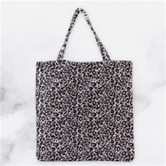 Black Cheetah Skin Grocery Tote Bag
