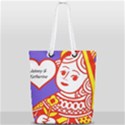 Poker Graphic Full Print Rope Handle Tote (Small) View2