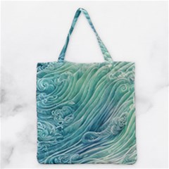 Wave Of The Ocean Grocery Tote Bag