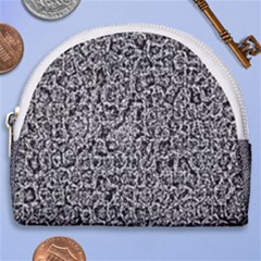 Abstract-0025 Horseshoe Style Canvas Pouch