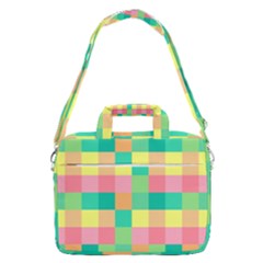 Checkerboard-pastel-squares- Macbook Pro 16  Shoulder Laptop Bag