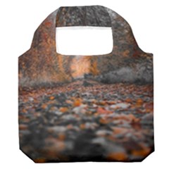Breathe In Nature Background Premium Foldable Grocery Recycle Bag