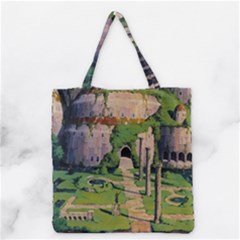 Painting Scenery Grocery Tote Bag