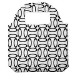 Ellipse Pattern Ellipse Dot Pattern Premium Foldable Grocery Recycle Bag