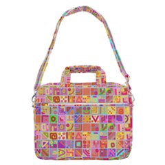 Colourful Abstract Shapes Macbook Pro 16  Shoulder Laptop Bag
