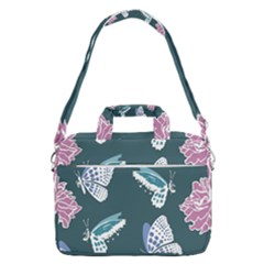 Butterfly Pattern Dead Death Rose Macbook Pro 16  Shoulder Laptop Bag