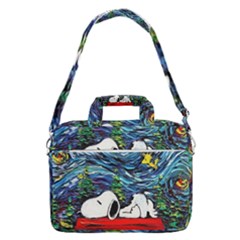 Dog House Vincent Van Gogh s Starry Night Parody Macbook Pro 16  Shoulder Laptop Bag
