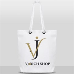 Vj Rich Shop Full Print Rope Handle Tote (small)