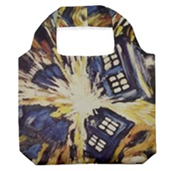 Tardis Doctor Who Pattern Premium Foldable Grocery Recycle Bag