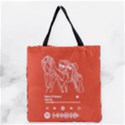 Personalized Hand Draw Line Art Style Grocery Tote Bag View1