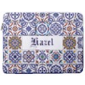 Personalized Tiles Name Laptop Sleeve Case with Pocket 17  Vertical Laptop Sleeve Case With Pocket View1