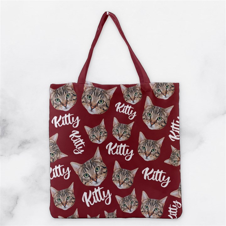Personalized Many Face Photo Name Tote Bag Grocery Tote Bag