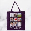 Personalized Love Always Any Text Photo Tote Bag Grocery Tote Bag View2