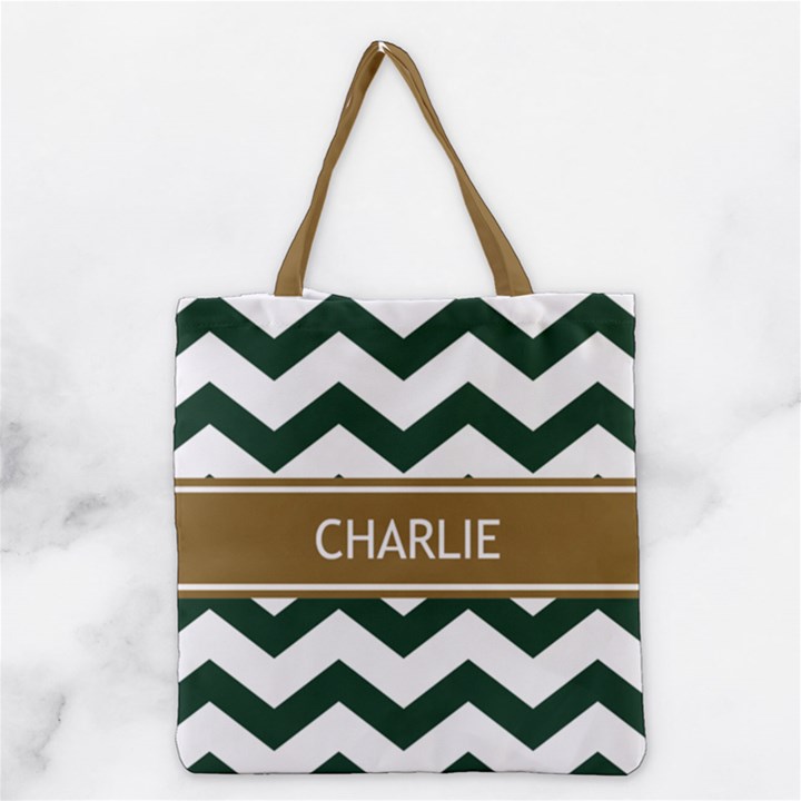 Personalized Monogram Name Any Text Tote Bag Grocery Tote Bag