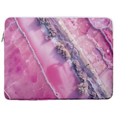 Texture Pink Pattern Paper Grunge 17  Vertical Laptop Sleeve Case With Pocket