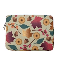 Autumn Leaves Autumn Colour Season 13  Vertical Laptop Sleeve Case With Pocket