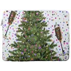 New Year S Eve New Year S Day 17  Vertical Laptop Sleeve Case With Pocket
